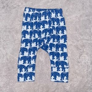 Kate Quinn baby elephant pants blue